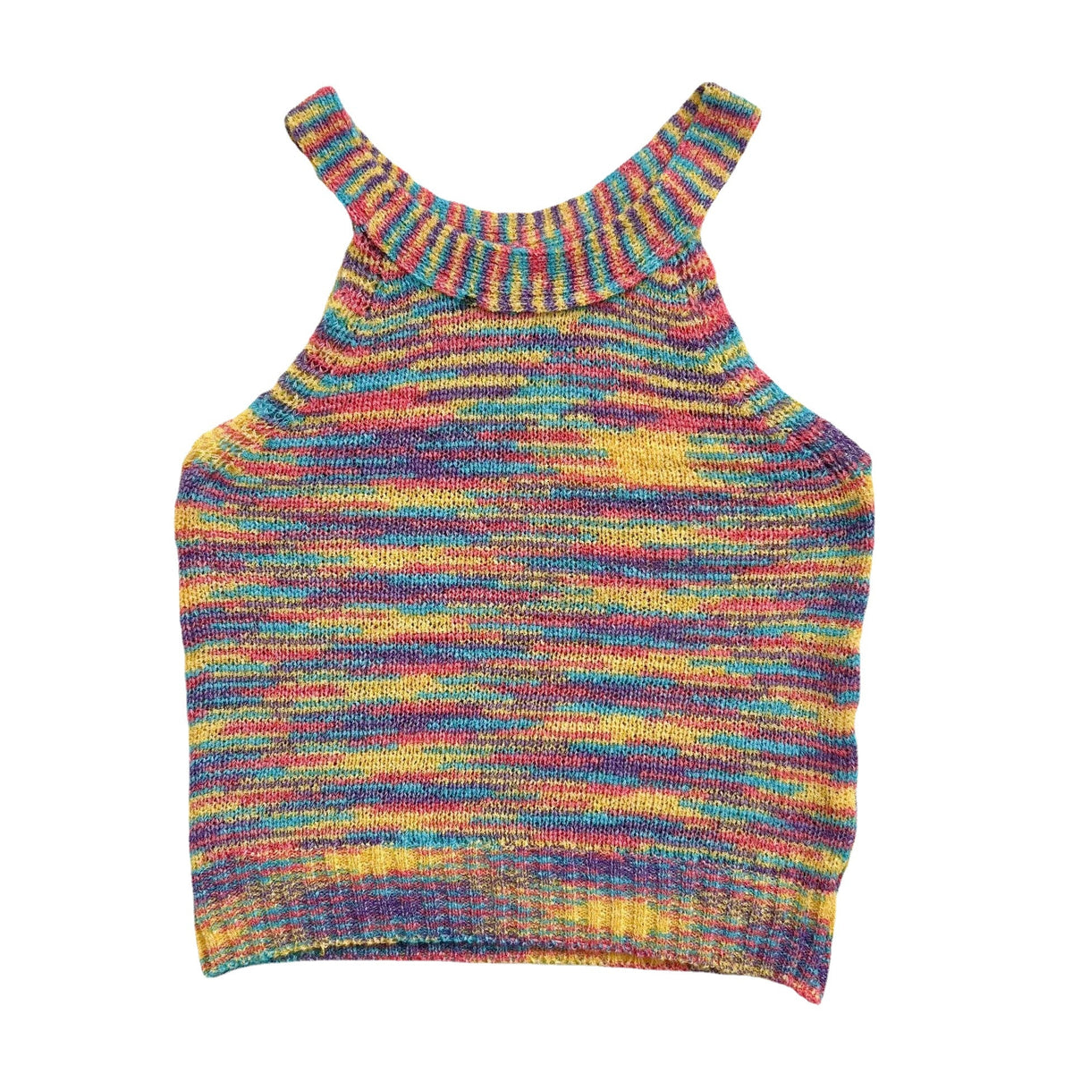 Rainbow Knitted Loose Camisole Top – Little Occasion
