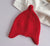 Knitted Solid Color Peaked Earflap Beanie