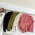 Solid Color Cotton Half Collar All Match Long Sleeve Top