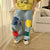 Spring Autumn Children Colorful Letters Printing Jeans