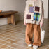 Solid Color Corduroy Loose Straight Trousers