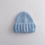 Solid Color Knitted Thick Beanie