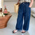 Wide Leg Thin Casual Loose Rolled Jeans