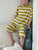 Striped Short Sleeve Top & Matching Shorts Set