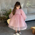 Spring Sequin Princess Dress Fairy Cake Puffy Dress