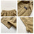 Magic Letters Embroidery Cotton Straight Cargo Pants