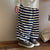 4 Colors Striped Knitted Casual Loose Sweatpants