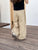 Spring Children Fashion Pleated Cargo Pants
