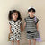 Children Summer Casual Dot Stripe Sports Clothes Sets