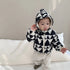 Winter Infants Warm Thick Triangle Printing Padding Jackets