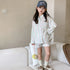 Spring Summer Girls Colorful Stripe Clothes Sets