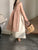 Plaid / Floral Sleeveless Loose Square Collar Dress & Long Skirt 2 Piece Set