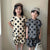 Summer Children Casual Dot Sports Clothes Sets Tracksuits