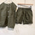 Siblings Green Vest & Shorts Sets And Sleeveless Sundress