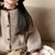 Solid Color Warm Wool Knitted Loose Cardigan