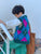 Siblings Colorful Diamond Check Knitted V-Neck Sleeveless Sweater / Loose Cardigans