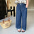 Wide Leg Thin Casual Loose Rolled Jeans