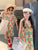 Siblings Vertical Bar Short Sleeve Outfit & Sleeveless Dress