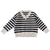 Knitted V Neck Plaid / Stripes / Rhombus Sweater