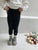 Kids Letters Thick Embroidery Leggings