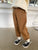 Solid Color Patchwork Thicken Fleece Trousers