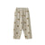 Cartoon Bear Plaid Casual Knitted Loose Trousers