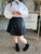Preppy Style Pleated Skirt
