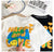 Happy & Love Earth Printing Short Sleeve T-Shirt