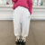 Heart Embroidery Drawstring Thick Fleece Sweatpants