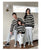 Family Matching Retro Color Stripe Loose Sweatshirts