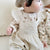 Spring Embroidery Rompers Birthday Jumpsuits