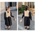 Mommy & Daughter Black Vintage Long Sleeve Dress & Vest Set