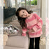 Soft Thick Loose Striped Contrasting Color Sweater