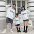 Family Matching Better Letters Printing Zipper Collar Hoodies