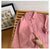 Loose Single Breasted Pink Shirt Jacket