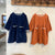 Corduroy Solid Color Loose Oversized Style Dress