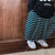 Oversized Stripes Knitted Wide Leg Cropped Pants