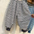 Loose Striped Casual Cotton Sweatpants