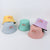 Rainbow Embroidery Reversible Hats
