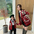 Mummy & Child Red Christmas Loose Knitted Cardigan