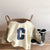 Letter C Printed Patchwork Long Sleeve T-Shirt