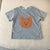 Brown Cartoon Bear Short Sleeve T-Shirt